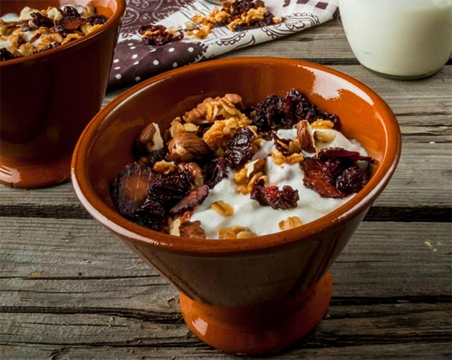 Cranberry Fall Parfaits