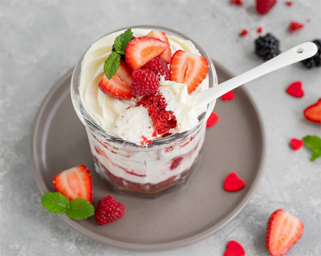 Classy Red Velvet Parfaits